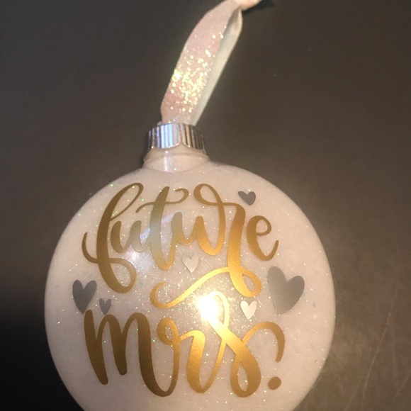 Bride Engagement Christmas/ Holiday Ornament - Picture 3 of 5